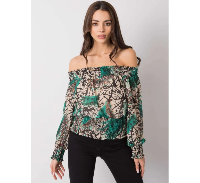 Blúzka DHJ BZ 15175.05P zelená