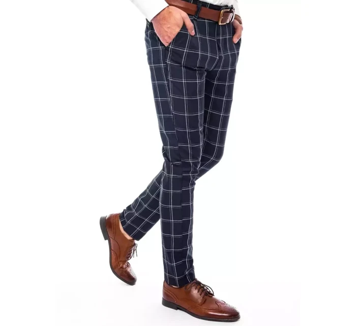 Pánské tmavě modré chinos kalhoty model 21964663 - Dstreet Pánské tmavě modré chinos kalhoty model 21964663 - Dstreet