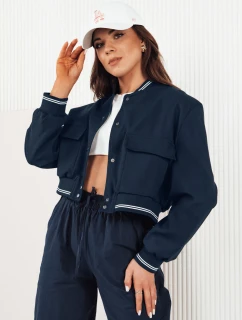 Dámska tmavomodrá bomber bunda CHOMP FashionStreet TY4296