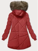 Červená zimní bunda s kapucí model 21246109 - LHD