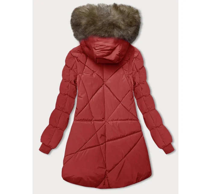 Červená zimní bunda s kapucí model 21246109 - LHD