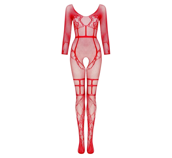 Bodystocking Lorna red - BEAUTY NIGHT FASHION