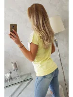 Blúzka hviezdy žltá