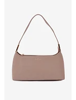 Kožená kabelka z eko kůže tmavě béžová model 22111564 - Flora&Co