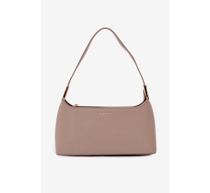 Kožená kabelka z eko kůže tmavě béžová model 22111564 - Flora&Co