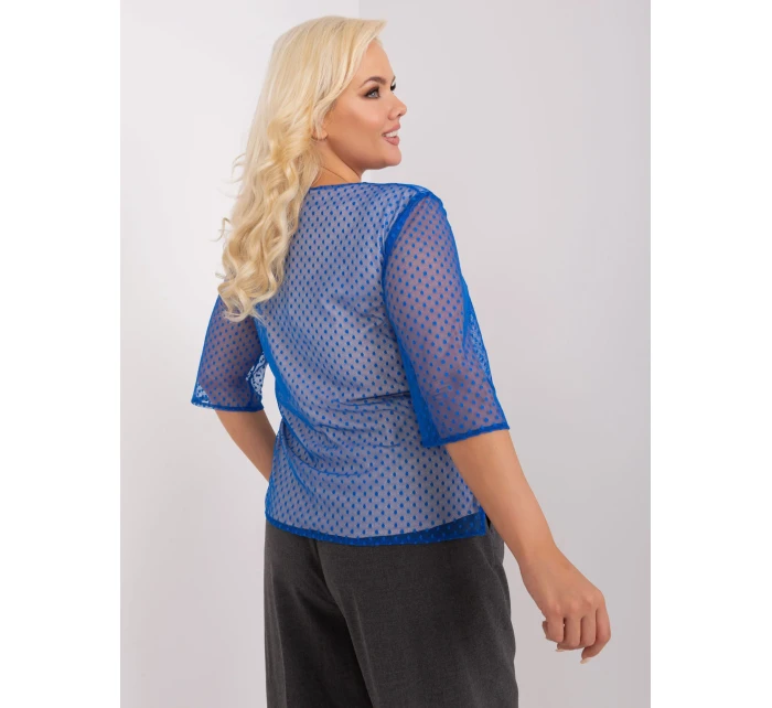 Blúzka LK BZ 506730.64P tmavomodrá