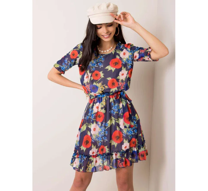 Šaty LK SK 507626.70 tmavo modrá