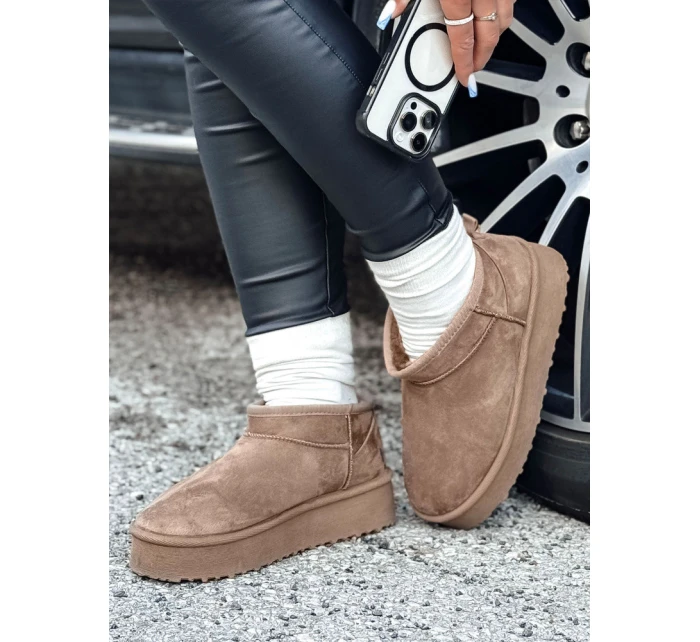 Dámske topánky SNOWTRED khaki FashionStreet ZY0567