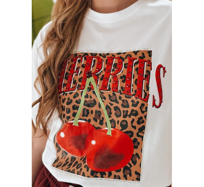 Dámské tričko oversize s  bílé Dstreet model 21988872 - FashionStreet