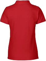 O Dámské piqué polo z bio bavlny red model 22503852 - Neutral