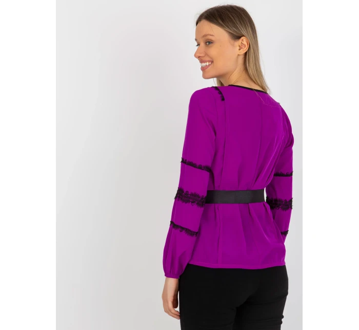 Dámska blúzka LK BZ 506122.35x fialová - FPrice