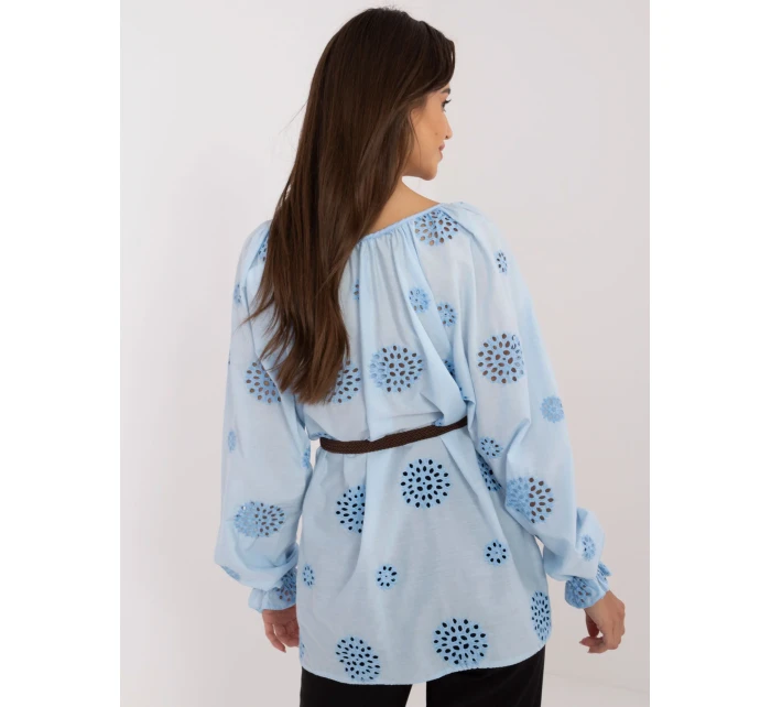 Blúzka LK BZ 509747.80 svetlomodrá Blúzka LK BZ 509747.80 svetlomodrá