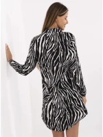 Šaty TO SK 1103 7.16P čiernobielo
