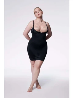 Zoštíhľujúca košieľka 222 Black - Julimex