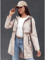Dámská přechodná bunda parka light beige Dstreet model 21979001 - FashionStreet