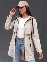 Dámska prechodná bunda GLAMJACKET light beige FashionStreet TY4382