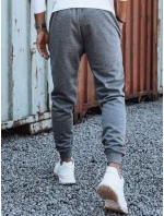 Pánské tepláky se stahovací šňůrkou antracitové model 21980086 - FashionStreet