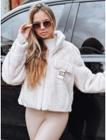 FashionStreet dámsky krátky biely kožuch TY5250