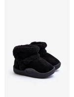 Dětské sněhule na suchý zip černé model 21645714 - Boto