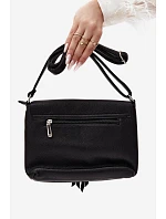 Kabelka typu s třásněmi imitace kůže Černá model 22220941 - Flora&Co Kabelka typu s třásněmi imitace kůže Černá model 22220941 - Flora&Co