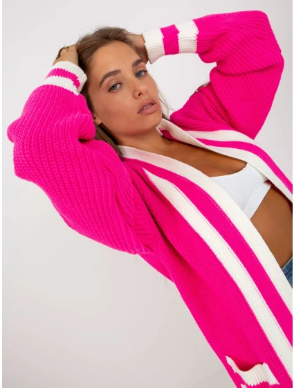 Dámsky sveter LC SW 029 fluo ružová Dámsky sveter LC SW 029 fluo ružová