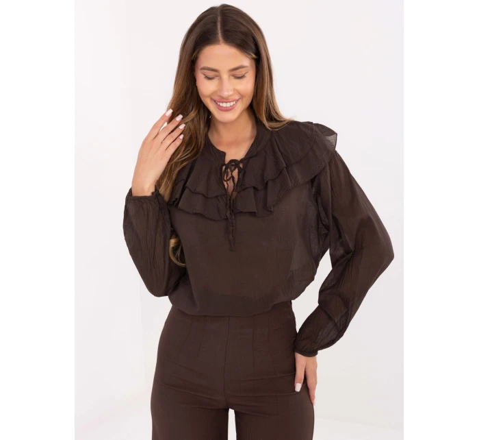 Bluzka MI BZ model 21488815 brązowy - FPrice