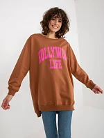 Mikina VI BL 3102.01P hnedá