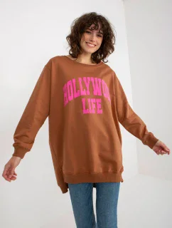 Mikina VI BL 3102.01P hnedá