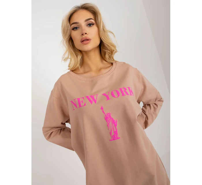 Blúzka VI BL 3212.15X béžová a ružová