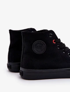 Dámske klasické vysoké tenisky Big Star T274033 Black