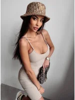 Dámske šaty 278131 béžové - Ola Voga Dámske šaty 278131 béžové - Ola Voga