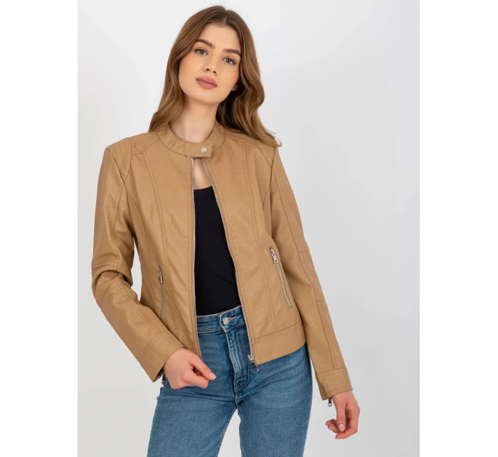 Dámska krátka bunda NM DE KR HX 2838.95P Brown camel - FPrice