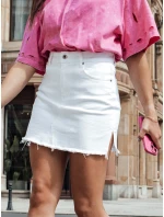 TRENDSTAR biela sukňa FashionStreet CY0464