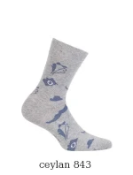 Pánske ponožky Wola Perfect Man vzorované W 94N03 Casual