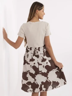 Sukienka DHJ SK model 21142083 beżowy - FPrice