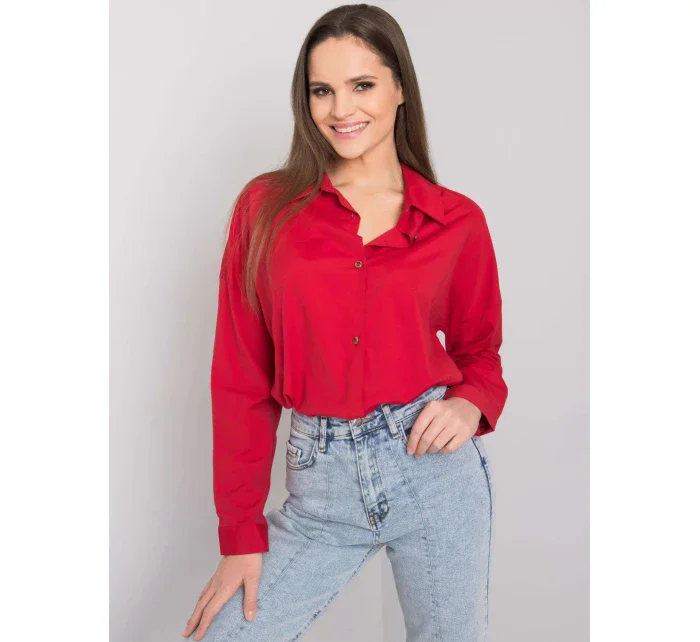 Košile EM KS model 17612115 tmavě červená - FPrice