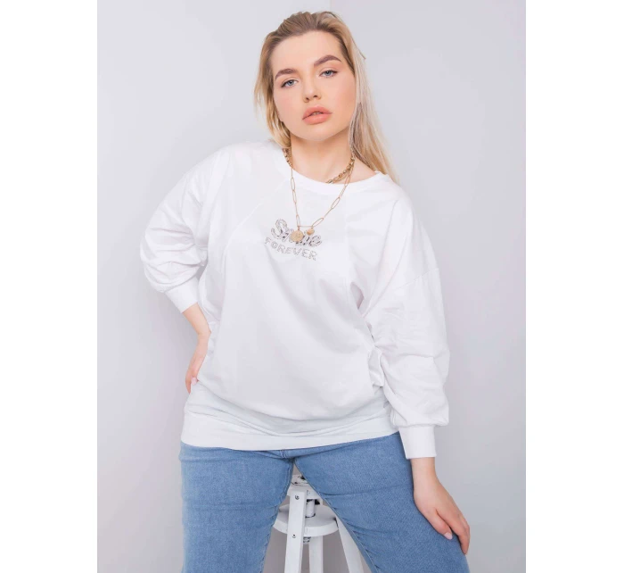 Bluzka RV BZ model 21798029 biały - FPrice Bluzka RV BZ model 21798029 biały - FPrice