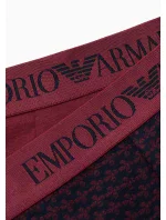 Pánske boxerky 2PACK 111210 3F504 56636 vínové s potlačou - Emporio Armani Pánske boxerky 2PACK 111210 3F504 56636 vínové s potlačou - Emporio Armani
