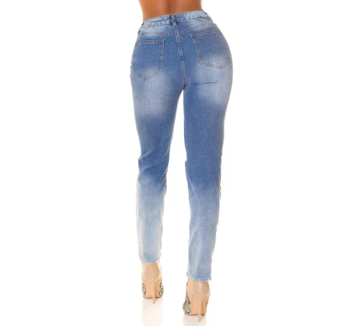 Sexy džíny s vysokým pasem model 21178084 - Koucla Sexy džíny s vysokým pasem model 21178084 - Koucla