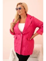 Dámska bunda nadmernej veľkosti 5663 Quilted - Kesi Dámska bunda nadmernej veľkosti 5663 Quilted - Kesi