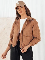 Dámska prechodná bunda BELIJ camel FashionStreet TY4258