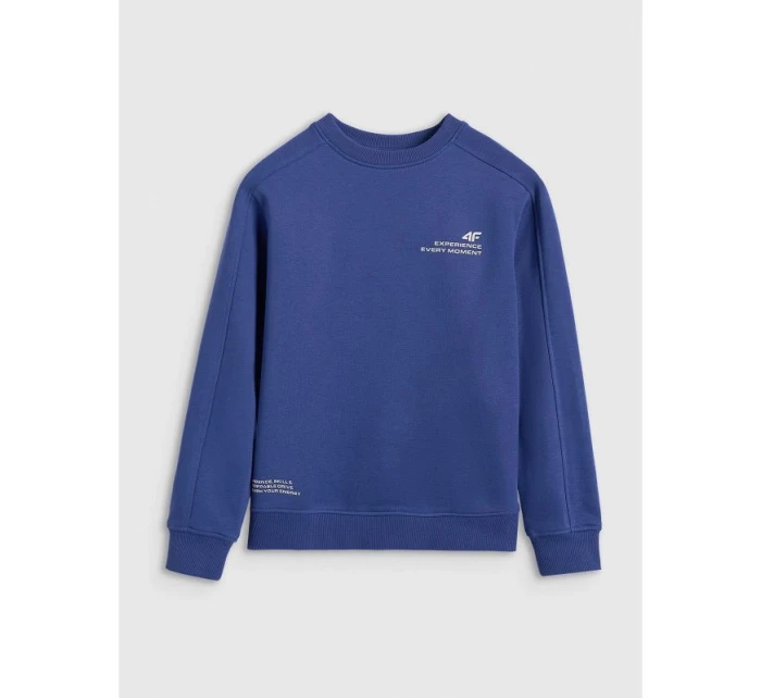 Chlapčenská mikina bez kapucne 4F 4FJRAW25TSWSM2413-31S Chlapčenská mikina bez kapucne 4F 4FJRAW25TSWSM2413-31S