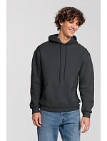 Fruit of the Loom Iconic Premium Hooded Sweat Mikina s kapucňou z hrubej bavlny 16.2284 light graphite