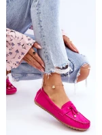 Klasyczne Zamszowe Mokasyny Fuksja Good Time Klasyczne Zamszowe Mokasyny Fuksja Good Time