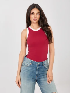 Top model 22024830 ciemny czerwony - FPrice