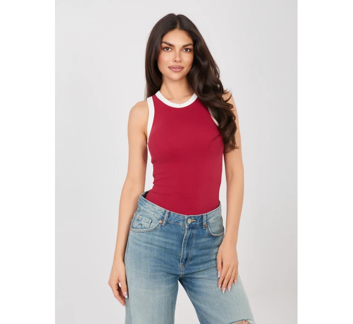 Top model 22024830 ciemny czerwony - FPrice