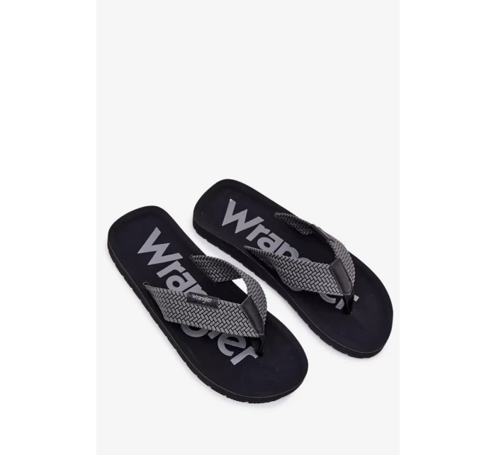 WRANGLER ZANE FLIPFLOP MEN LOW žabky - sivé