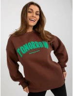 Mikina EM BL 617 7.27 tmavo hnedá