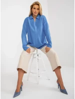 Dámský svetr LC SW  modrá  model 18132799 - FPrice