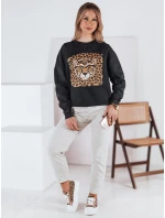 Dámská mikina v jedné velikosti graphite Dstreet model 21983645 - FashionStreet